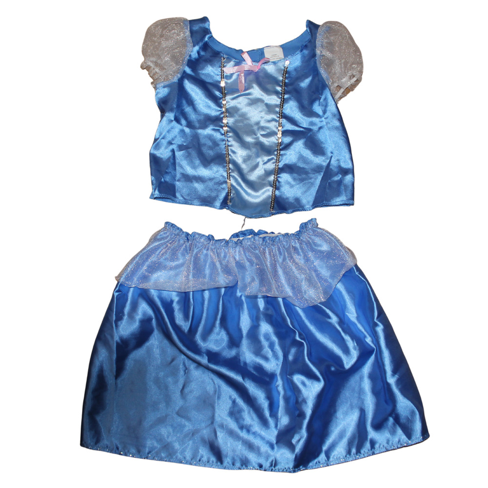 Disney Jakk's Pacific Cinderella Top Shirt Skirt Two (2) Piece Costume Size 4-6X